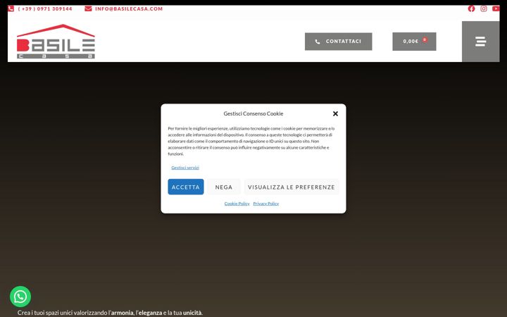 Screenshot of basilecasa.com