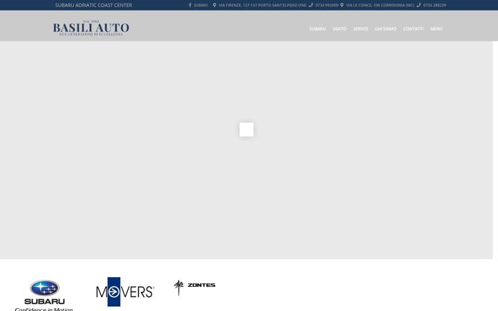 Screenshot of basiliautosrl.com
