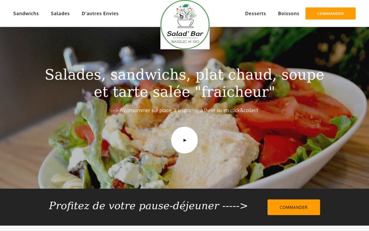 Screenshot of basilicngo.fr