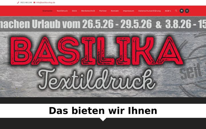 Ekrano kopija basilika-shop.de