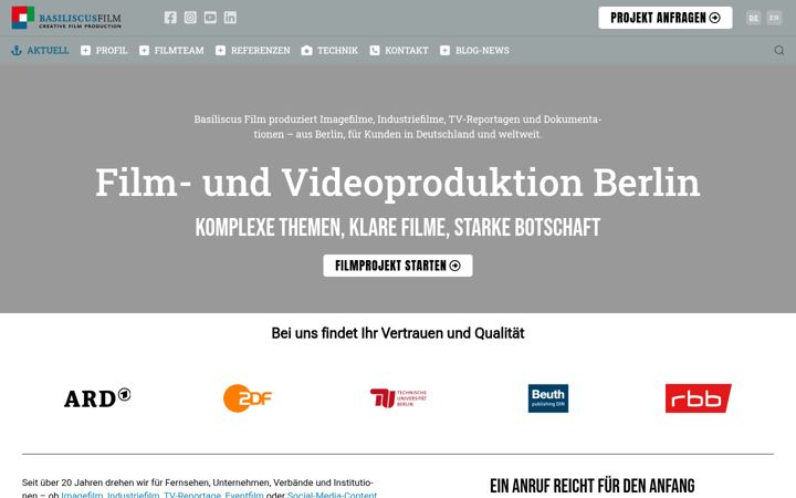 Screenshot ta' basiliscus.net