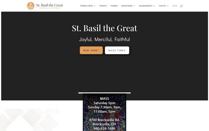 Screenshot of basilthegreat.org