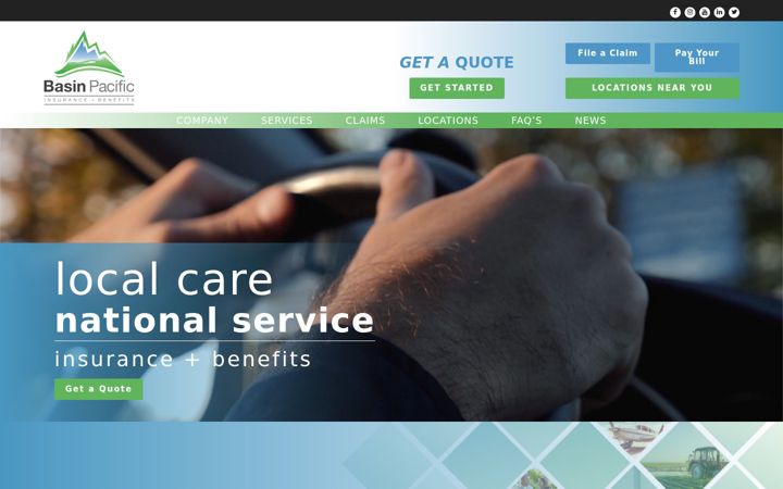 Screenshot of basinpacific.com
