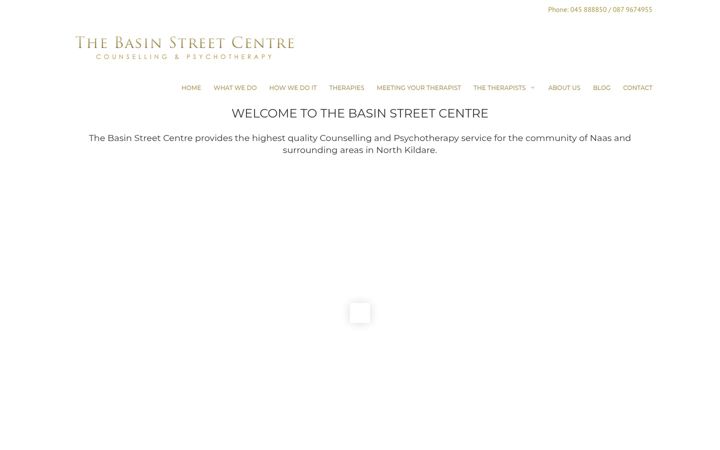 Screenshot of basinstreetcentre.com