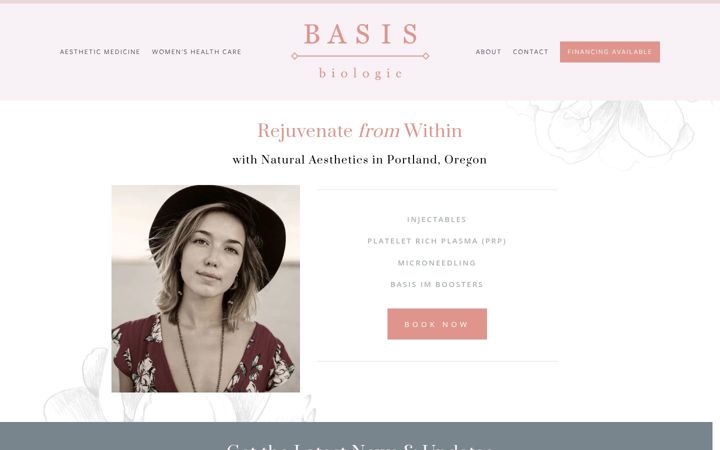 Screenshot of basisbiologic.com