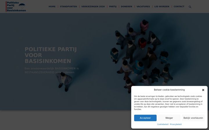 Screenshot of basisinkomenpartij.nl
