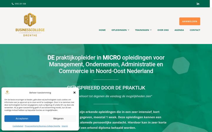 Screenshot of basiskenniscalculatie.nl