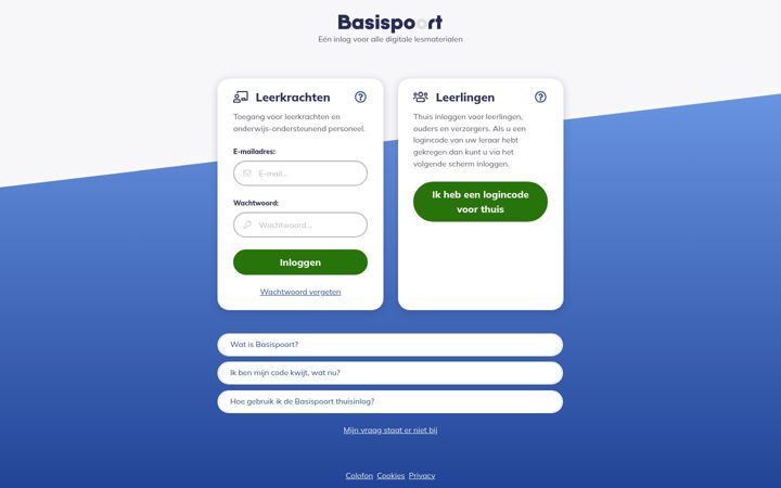 Screenshot of basispoort.nl
