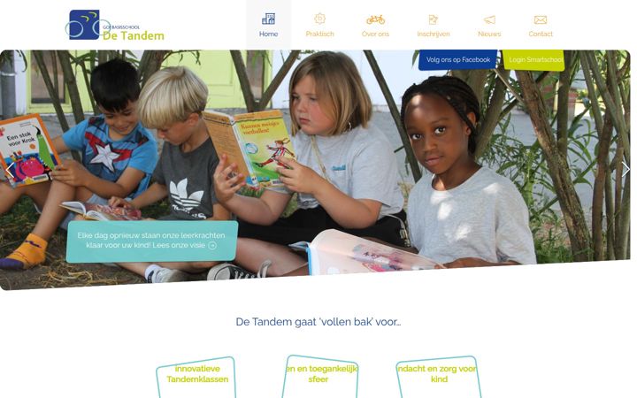 Screenshot di basisschool-detandem.be