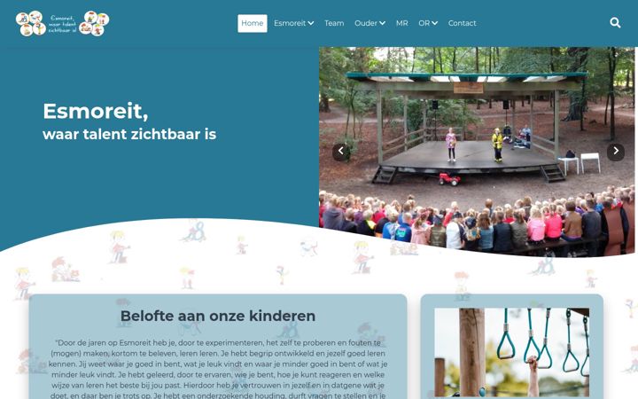 Snímek obrazovky basisschoolesmoreit.nl