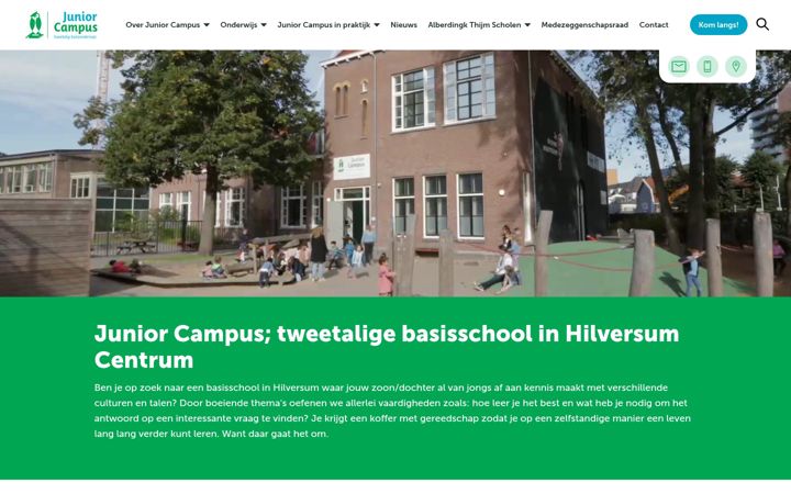 Zrzut ekranu basisschooljuniorcampus.nl