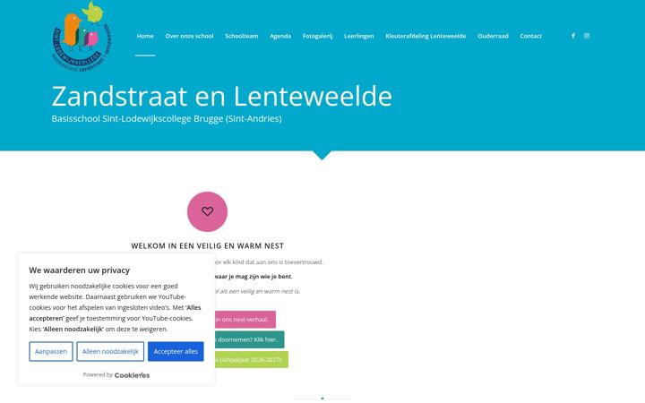 Screenshot di basisschoolzandstraat.be