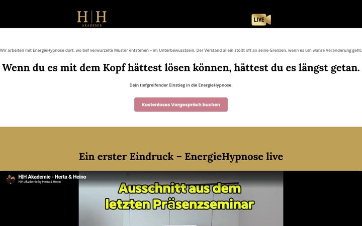 Screenshot of basisseminar.at