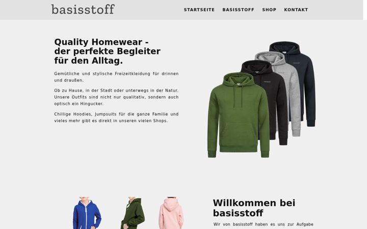 Screenshot of basisstoff.de