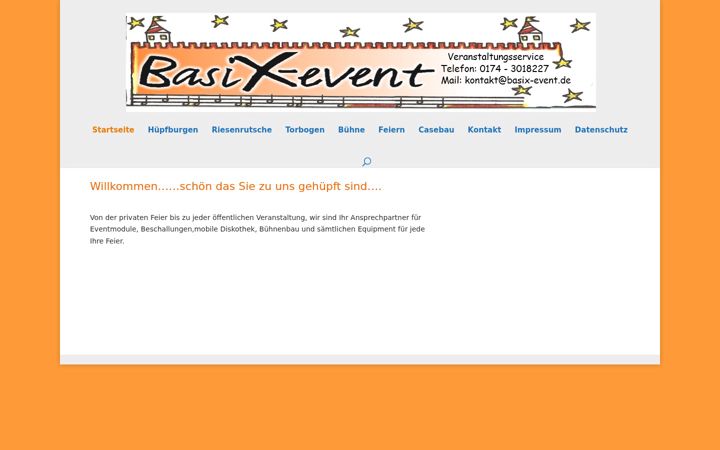 Screenshot of basix-event.de