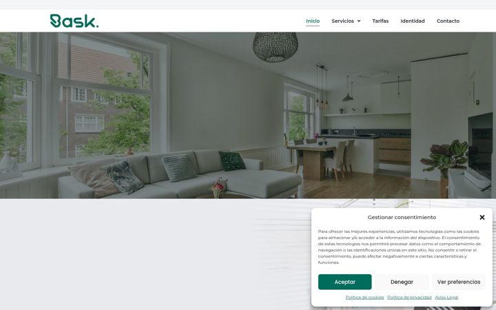 Screenshot of bask-property.com