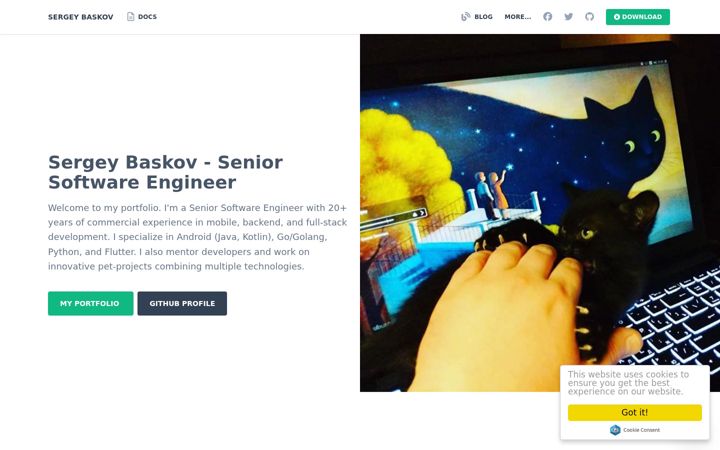 Screenshot of bask0xff.com
