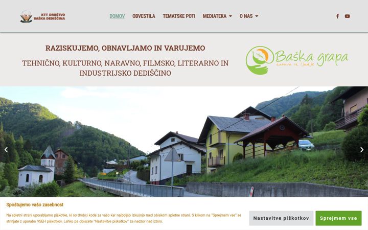 Screenshot of baskadediscina.si