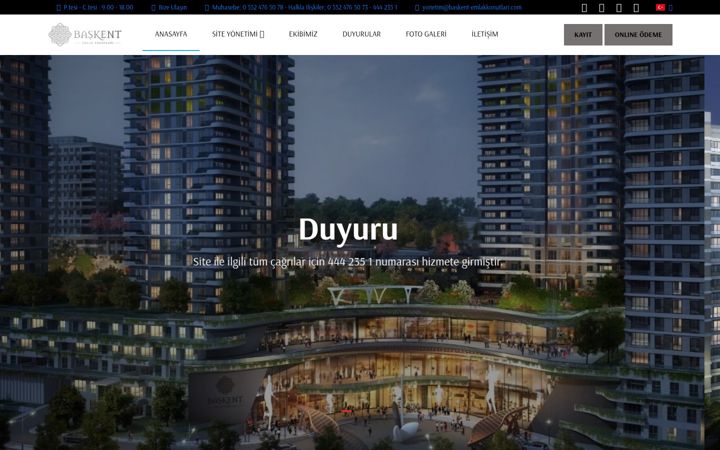 Screenshot of baskentemlakkonutlari.com.tr