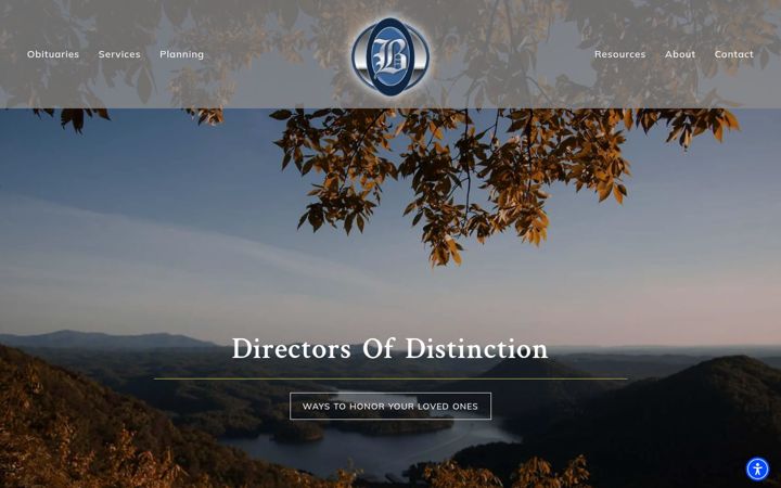 Screenshot of baskervillefuneralhome.com