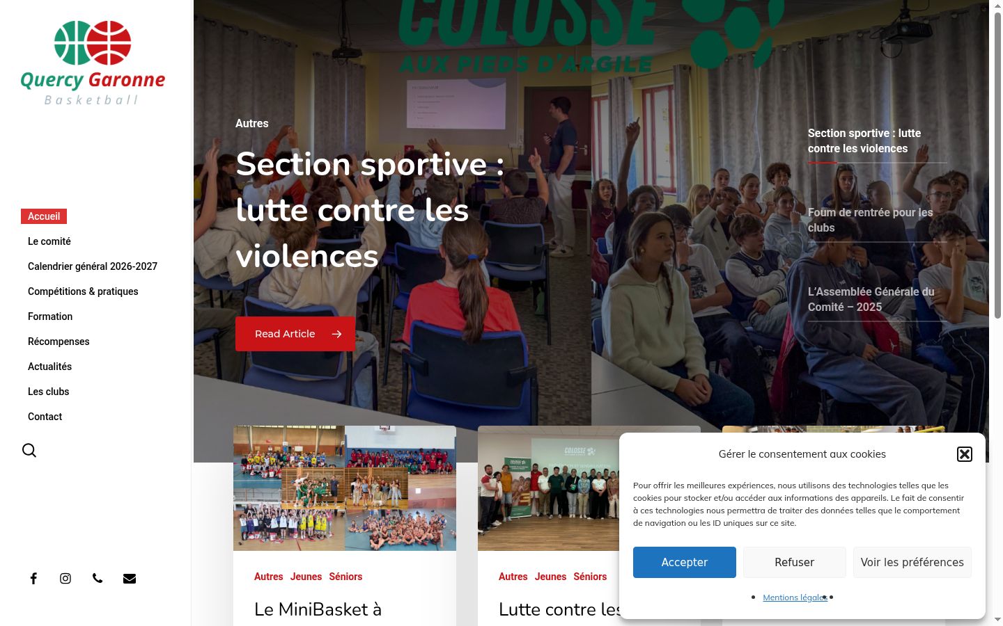 Screenshot tal-banner tal-kunsens muri qabel kwalunkwe interazzjoni