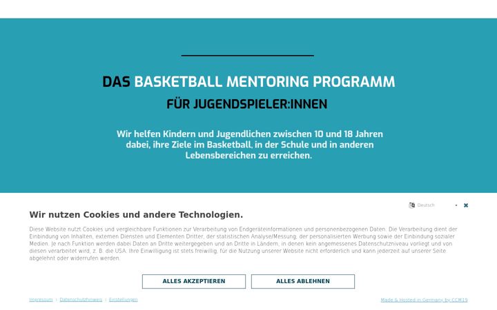 Screenshot of basketball-skills.de