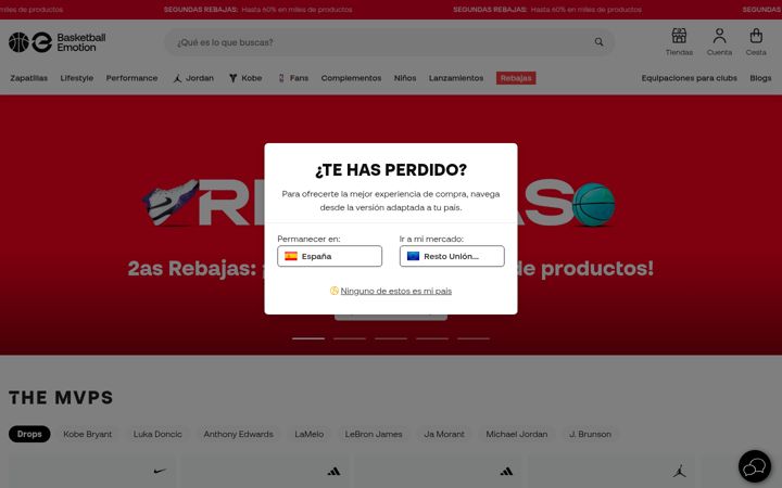 Screenshot of basketballemotion.com