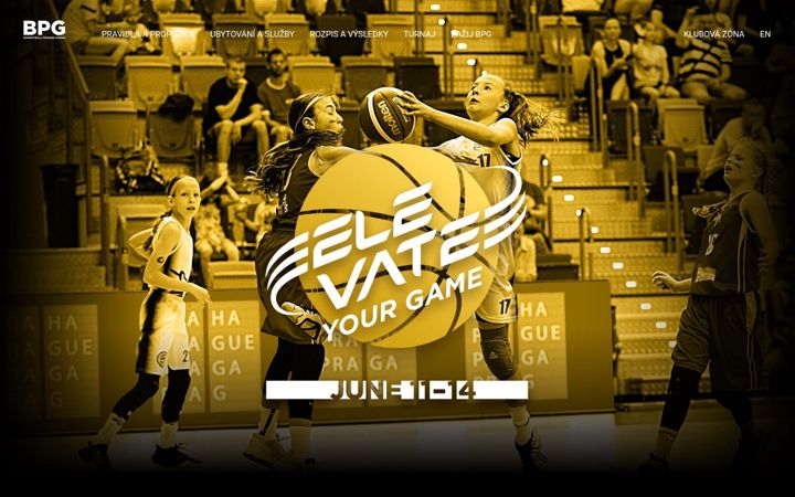 Screenshot of basketballpg.cz