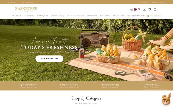 Screenshot of basketeer.com