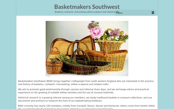 Captura de ecrã de basketmakerssouthwest.org.uk