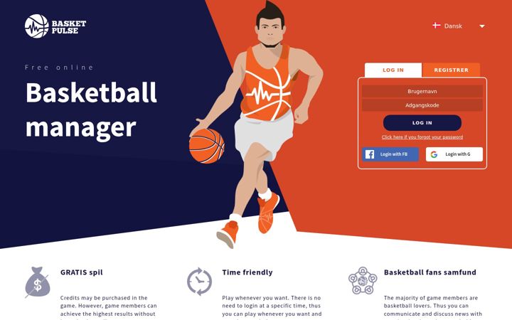 Skærmbillede af basketpulse.com