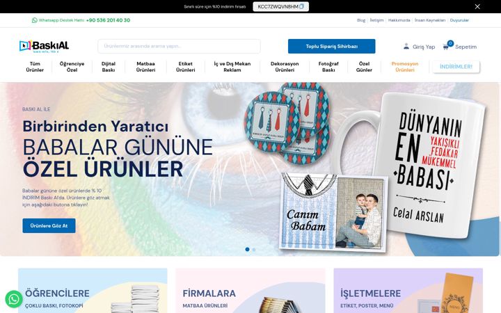 Screenshot of baskial.com