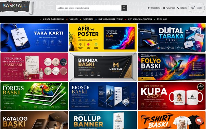 Screenshot of baskiall.com