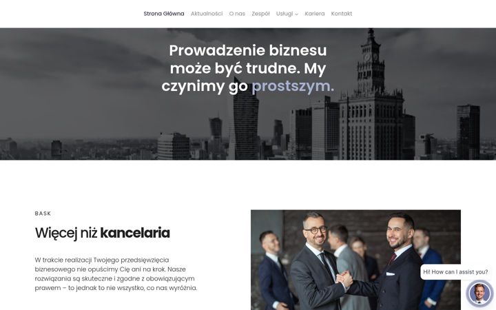 Skärmbild av basklegal.pl