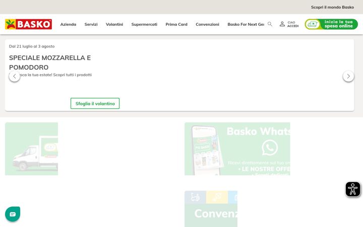 Screenshot of basko.it