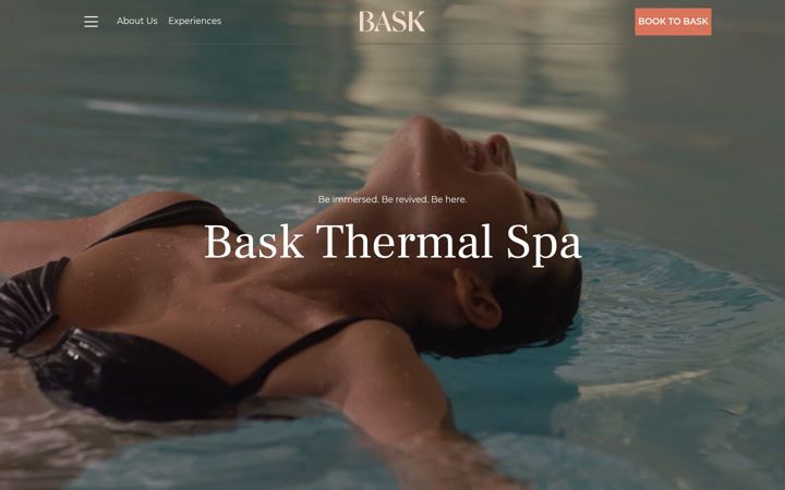 Screenshot of baskthermalspa.com