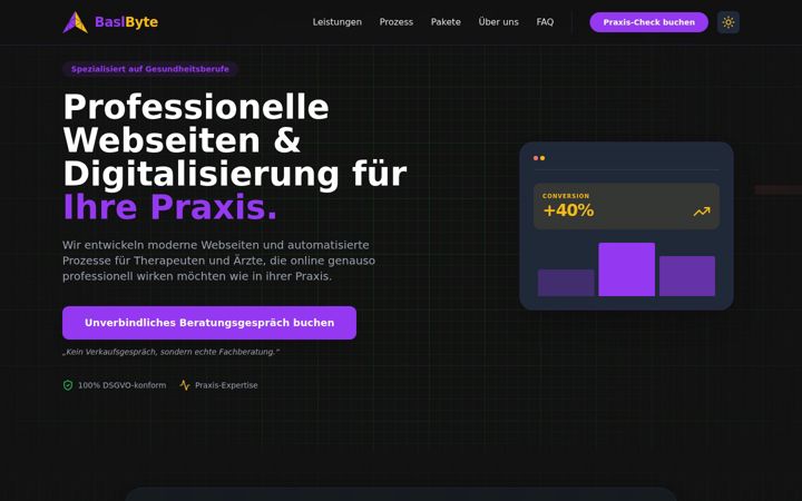 Screenshot of baslbyte.de