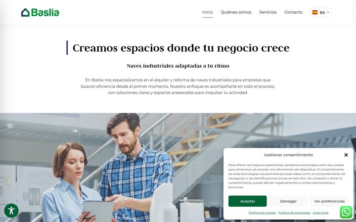 Screenshot of basliadeinversiones.com