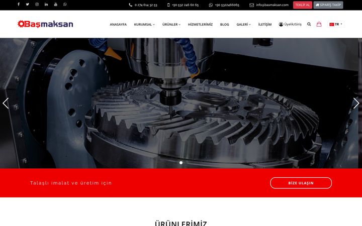 Screenshot of basmaksan.com.tr