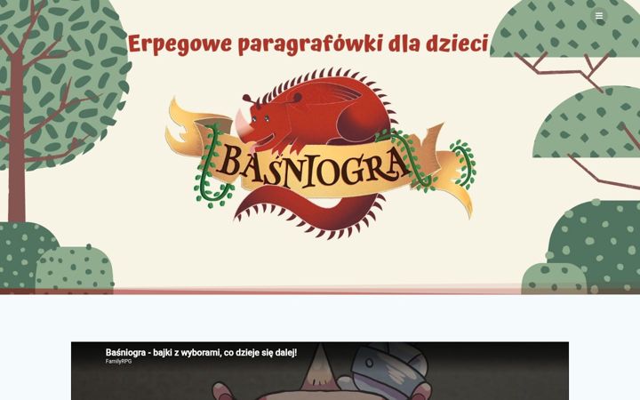 Screenshot of basniogra.pl