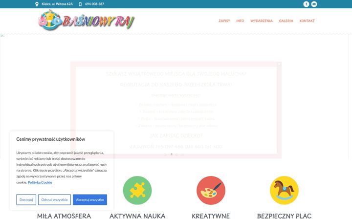 Screenshot von basniowyraj.pl