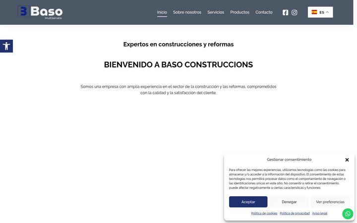 Screenshot of basoconstruccions.com