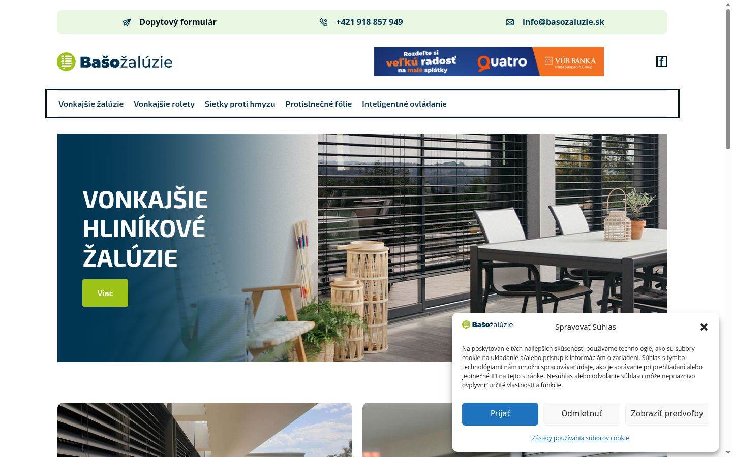 Képernyőkép a bármilyen interakció előtt megjelenő hozzájárulási bannerről