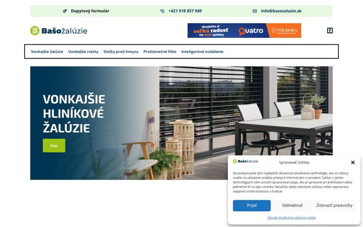 Screenshot of basozaluzie.sk