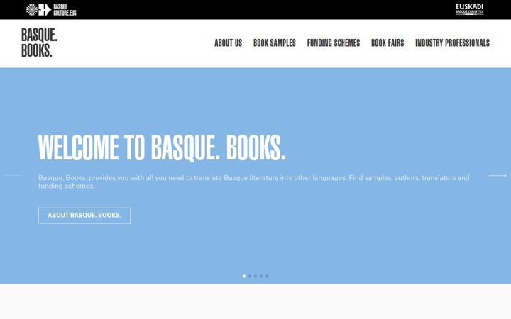 Screenshot of basquebooks.eus