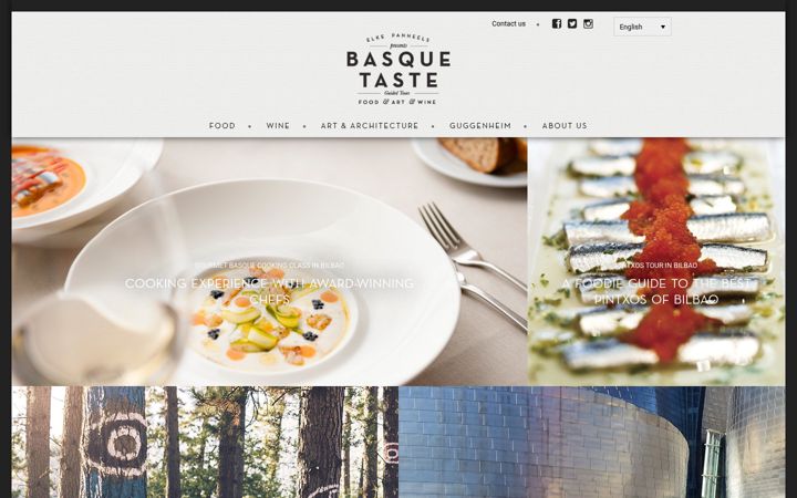 Screenshot of basquetaste.com
