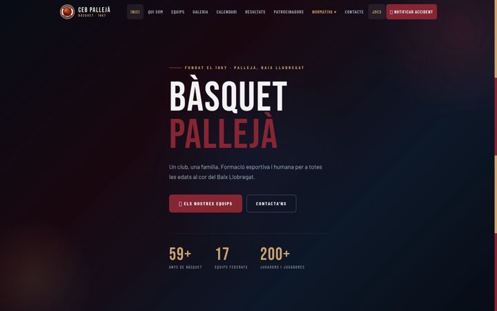 Screenshot of basquetpalleja.cat