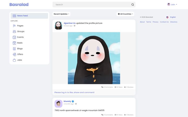 Screenshot of basraland.com