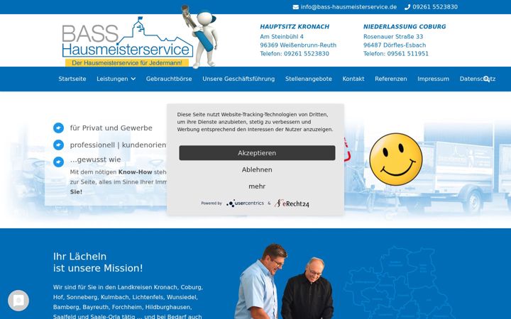 Screenshot of bass-hausmeisterservice.de