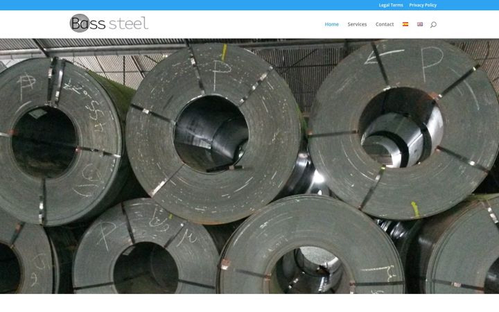 Captura de ecrã de bass-steel.es